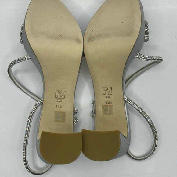 Pelle Moda Blue Strappy Heels - Picture 4 of 5